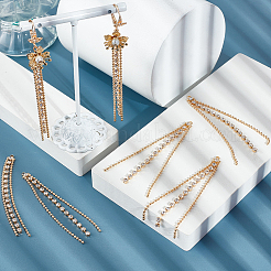 10 шт. латунная цепочка со стразами KK-BBC0011-79