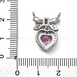 Латунные микро проложить кубического циркония подвески&nbsp;KK-V009-24P