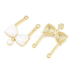 Латунь эмаль подвески&nbsp;KK-B167-03G-02