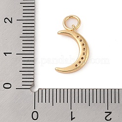 Латунные микропаве прозрачные подвески с фианитом&nbsp;ZIRC-P121-07G