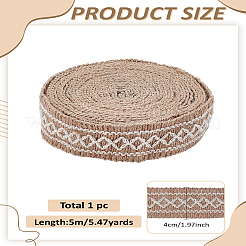 1 рулон плоских кружевных лент из мешковины&nbsp;OCOR-LP0001-22
