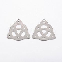 Pendentifs triquetra en acier inoxydable 304 résistant au ternissement&nbsp;X-STAS-L200-60P