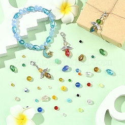 18 нити 18 стилей стеклянных бусин нити&nbsp;GLAA-YW0005-65