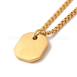 Восьмиугольная серьга-кольцо и кулон с подвеской из синтетического малахита SJEW-P002-04G