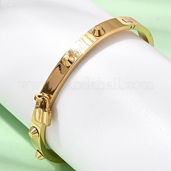 Bracciali con ciondolo in acciaio inossidabile 304&nbsp;BJEW-H644-12G