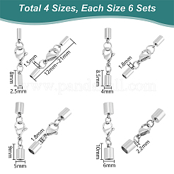 Наконечник шнура из нержавеющей стали 304 HJEW-UN00033