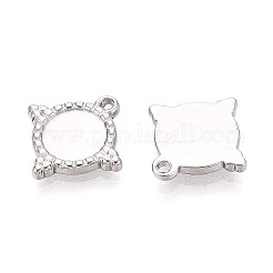 Оправы для подвесок из нержавеющей стали 304 в виде кабошонов STAS-T067-08P