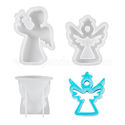 3 stampo in silicone natalizio in 3 stili&nbsp;DIY-TA0015-55