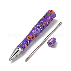 Пластиковая шариковая ручка с принтом в виде хэллоуина AJEW-U012-02A