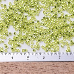 MIYUKIデリカビーズ  シリンダー  日本製シードビーズ  11/0  （db0147)シルバーライニングチャートリユース  1.3x1.6mm  穴：0.8mm  約2000PCS /ボトル  10 G /ボトル&nbsp;SEED-JP0008-DB0147