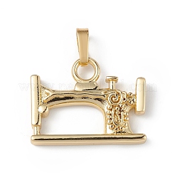 Экологически чистые подвески из латуни с гальваническим покрытием&nbsp;KK-F848-12G