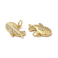 Подвески из кубического циркония с покрытием из латуни&nbsp;KK-O142-29G