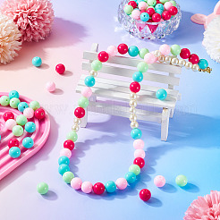 Непрозрачные акриловые бусины&nbsp;OACR-TAC0014-06F