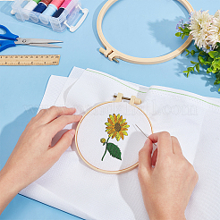 Ткань для вышивки крестиком из хлопка плотностью 18 карат. DIY-WH0021-13C