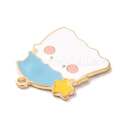 Pendentifs en émail en alliage thème halloween&nbsp;ENAM-C011-01C-KCG