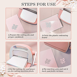 Углеродистая сталь разрезает трафареты DIY-WH0309-2329