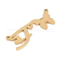 Ciondoli in acciaio inox 304&nbsp;STAS-L279-002G-F