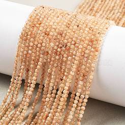 Природный желтый кварц нитей бисера&nbsp;LS-G-RM250104-A8