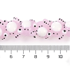 Бусы лэмпворк ручной работы LAMP-P066-07E