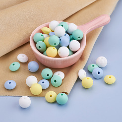 80шт 8 стиля пищевых экологически чистых силиконовых бусин SIL-TA0001-03