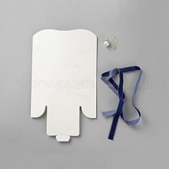 Складные бумажные коробки для конфет&nbsp;CON-WH0123-21