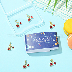 6 шт. Латунные подвески с микропаве&nbsp;KK-SC0006-90