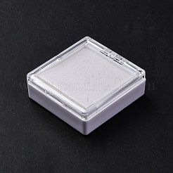 Акриловые коробки для хранения россыпью бриллиантов с белой губкой внутри CON-R030-06B