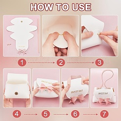 Подарочные сумки из искусственной кожи с конфетами AJEW-WH0518-62C-01