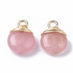 Натурального белого нефрита подвески G-S359-021F