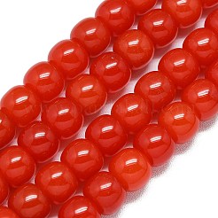 Chapelets de perles en jade de malaisie naturelle&nbsp;G-B165-F05-10x10mm