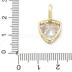 Pendentifs en laiton zircon cubique pavé&nbsp;CU-CBA6980-01G-F