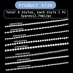 24 ярд двух видов кружевной ленты из молочного волокна&nbsp;OCOR-CY0001-09A
