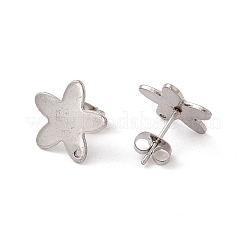 Фурнитура для сережек-гвоздиков из нержавеющей стали 201 STAS-G266-10P