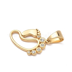 Подвески из хирургической нержавеющей стали 316 со стразами STAS-P412-04G