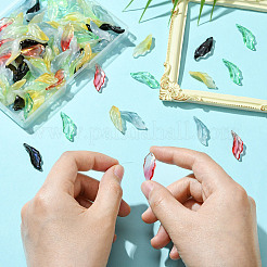 100pcs transparente Glasanhänger&nbsp;GLAA-CJ0002-63