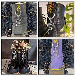 Тибетский стиль сплава змея подвески HJEW-AB00225