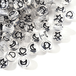 Прозрачные акриловые бусины&nbsp;TACR-YW0001-12B