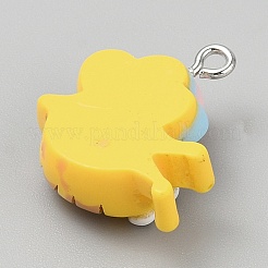 Подвески из непрозрачной смолы RESI-CJC0020-37J