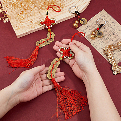 2шт брелок в виде тыквы из латуни&nbsp;KEYC-FH0001-67