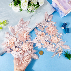 Кружевное вышивальное швейное волокно&nbsp;PATC-WH20021-001B