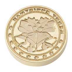 Рождественская серия сургучная печать латунная головка штампа&nbsp;LS-AJEW-M037-01G-09