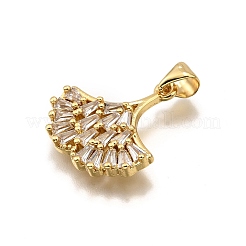Латунные микро проложить кубического циркония подвески KK-K401-18G
