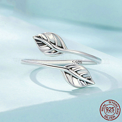 Кольца-манжеты из стерлингового серебра 925 пробы с родиевым покрытием для женщин FS-WG878D5-01