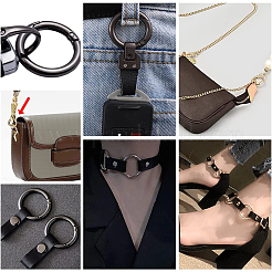 16шт 8 стиля сплава пружинные кольца ворот FIND-PH0007-80P