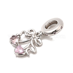 925 европейский подвесной брелок из стерлингового серебра STER-Z013-04P