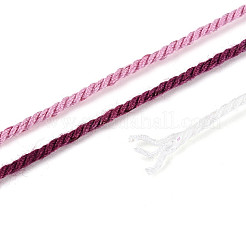 35 м окрашенный сегментный хлопковый шнур для макраме&nbsp;OCOR-T017-06H