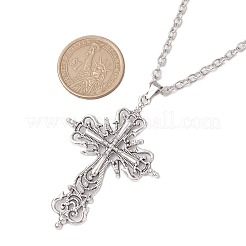 2 pz 2 stili lega croce pendente collane&nbsp;NJEW-JN05116