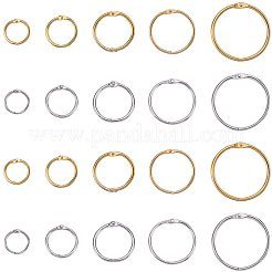 Anelli Per Libri 20 Pezzi - Metallico, Diametro 20mm, Per Scrapbooking, Fogli Sfusi, Fai Da Te - Foto 6