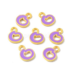 Подвески из эмали и сплава&nbsp;ENAM-P247-01MG-O