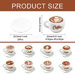 64 шт. 9 стиля миниатюрных украшений&nbsp;DJEW-CJ0001-28